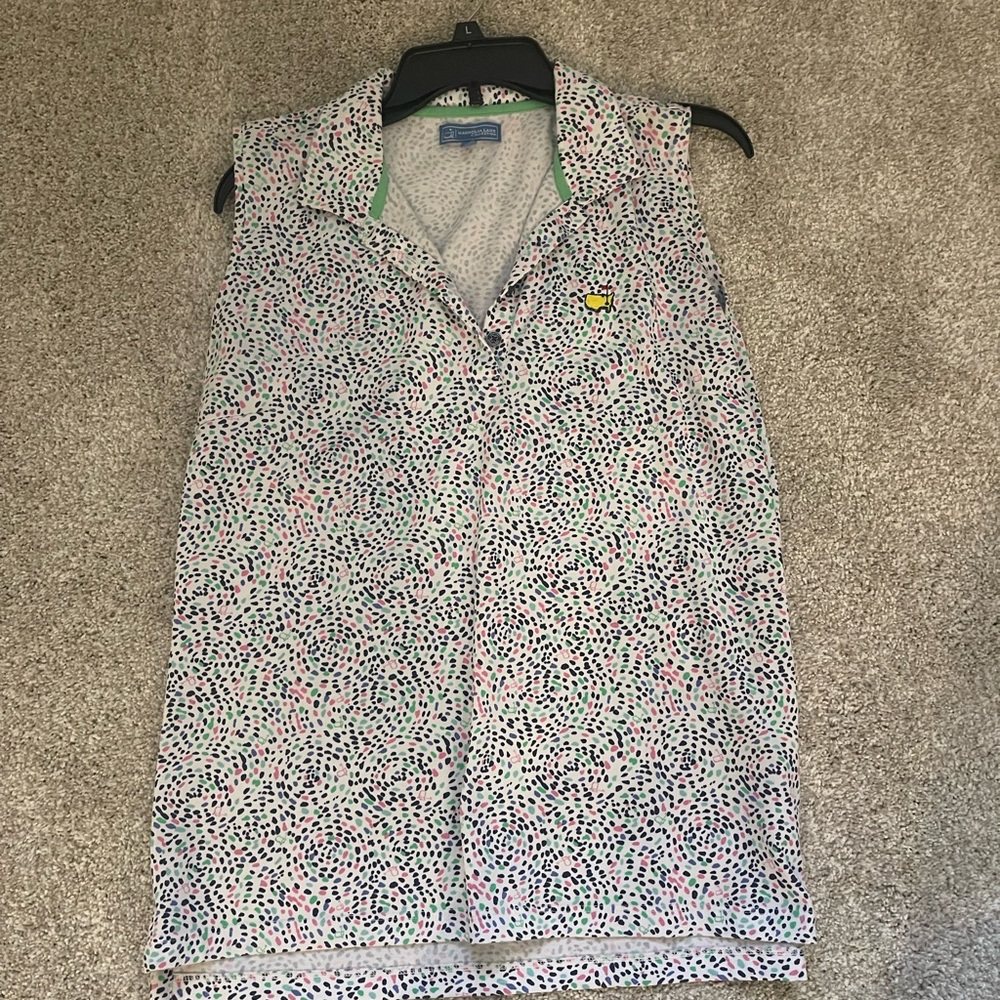 Masters sleeveless golf shirt
